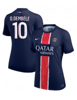 Paris Saint-Germain Ousmane Dembele #10 Domácí Dres pro Dámské 2024-25 Krátký Rukáv